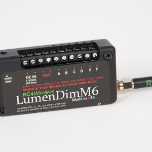LumenDimM6 Miniature 6-Channel CRMX Wireless Dimmer