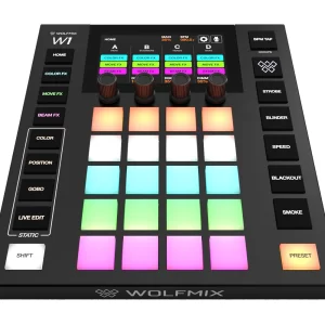 WOLFMIXW1MK2 - Wolfmix W1 MK2 standalone performance DMX lighting controller